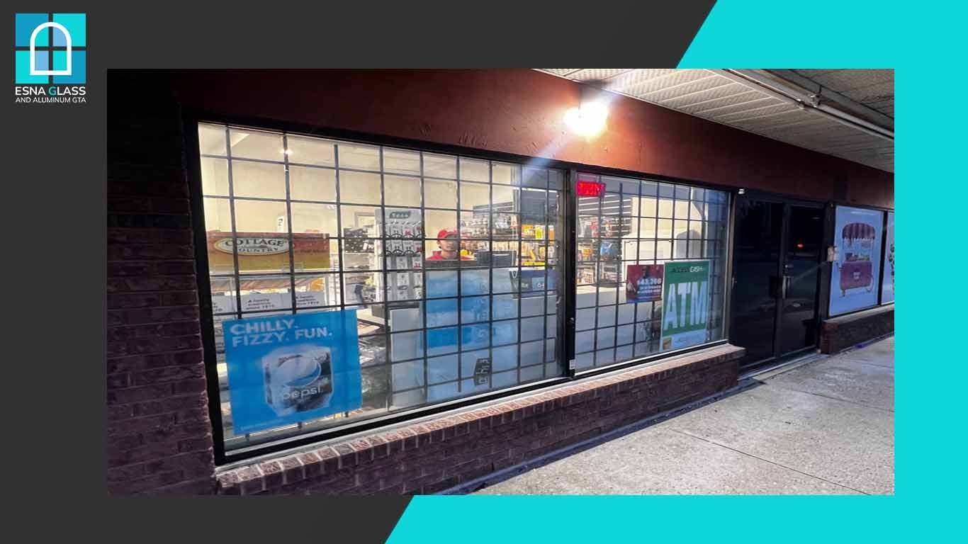 Commercial glass door security bars-worksample4
