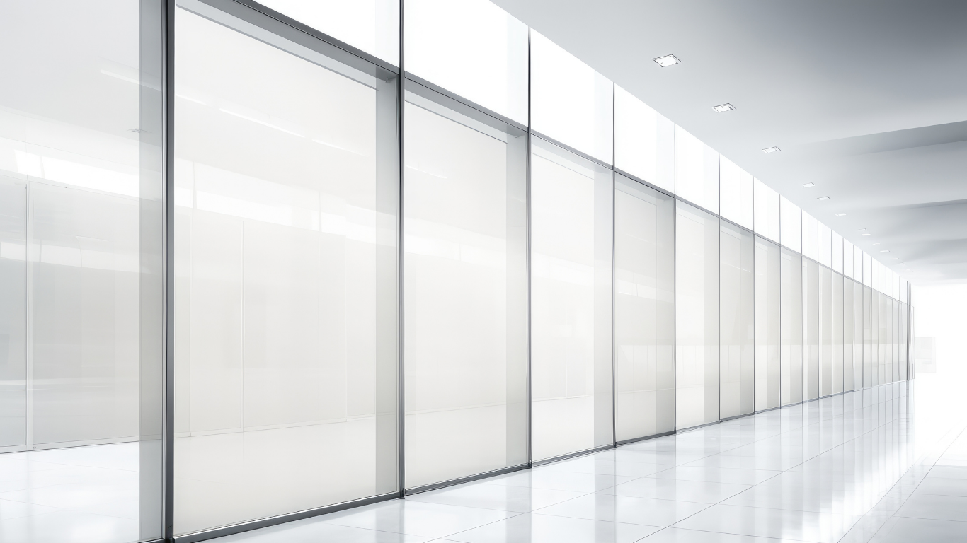glass partition walls